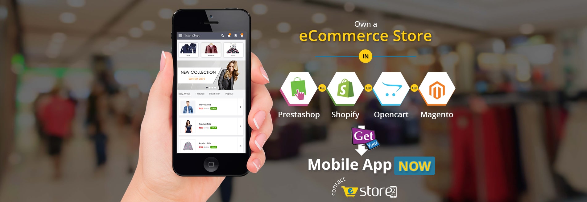 eStore2pp Mobile App Builder